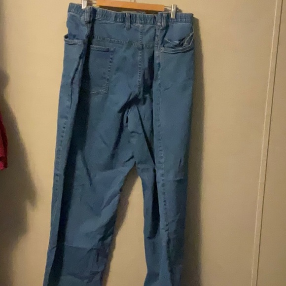 Harbor Bay Men's Relaxed Jeans - Blue - Picture 2 of 6